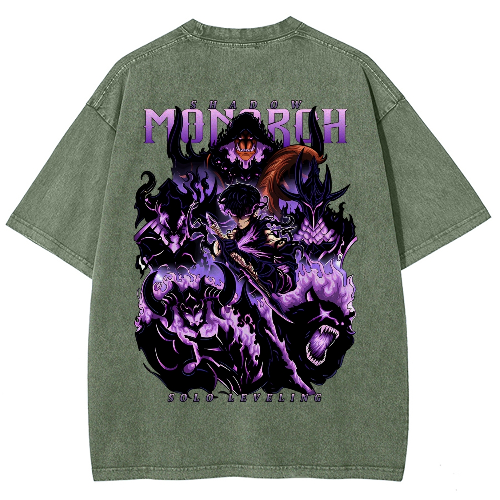 Solo Leveling Unisex Fit Washed T-Shirt