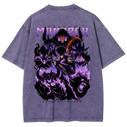 Solo Leveling Unisex Fit Washed T-Shirt