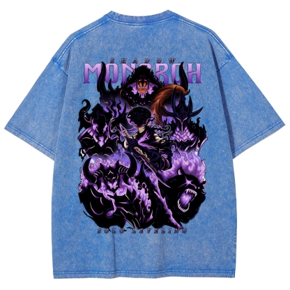 Solo Leveling Unisex Fit Washed T-Shirt