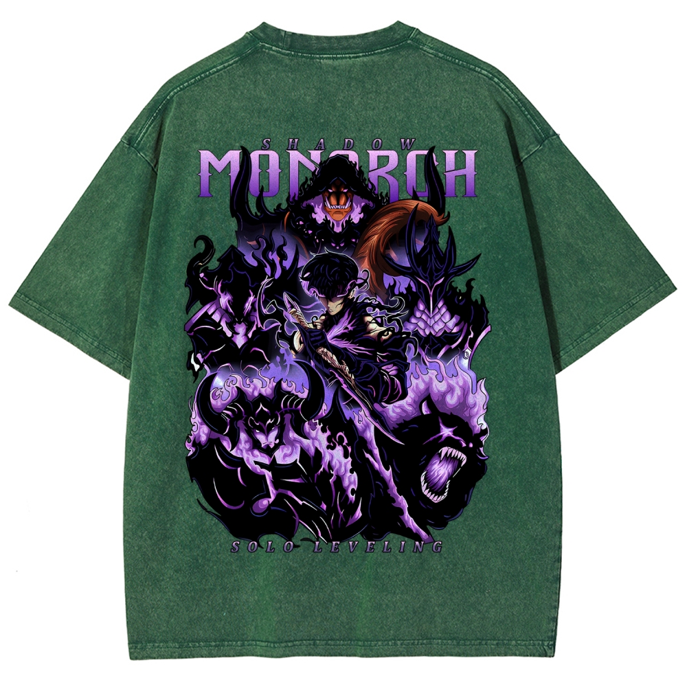 Solo Leveling Unisex Fit Washed T-Shirt