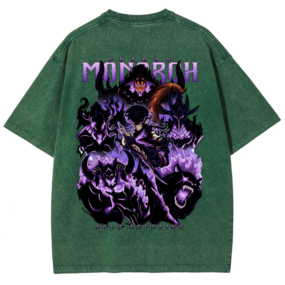 Solo Leveling Unisex Fit Washed T-Shirt