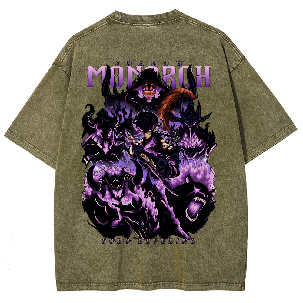 Solo Leveling Unisex Fit Washed T-Shirt
