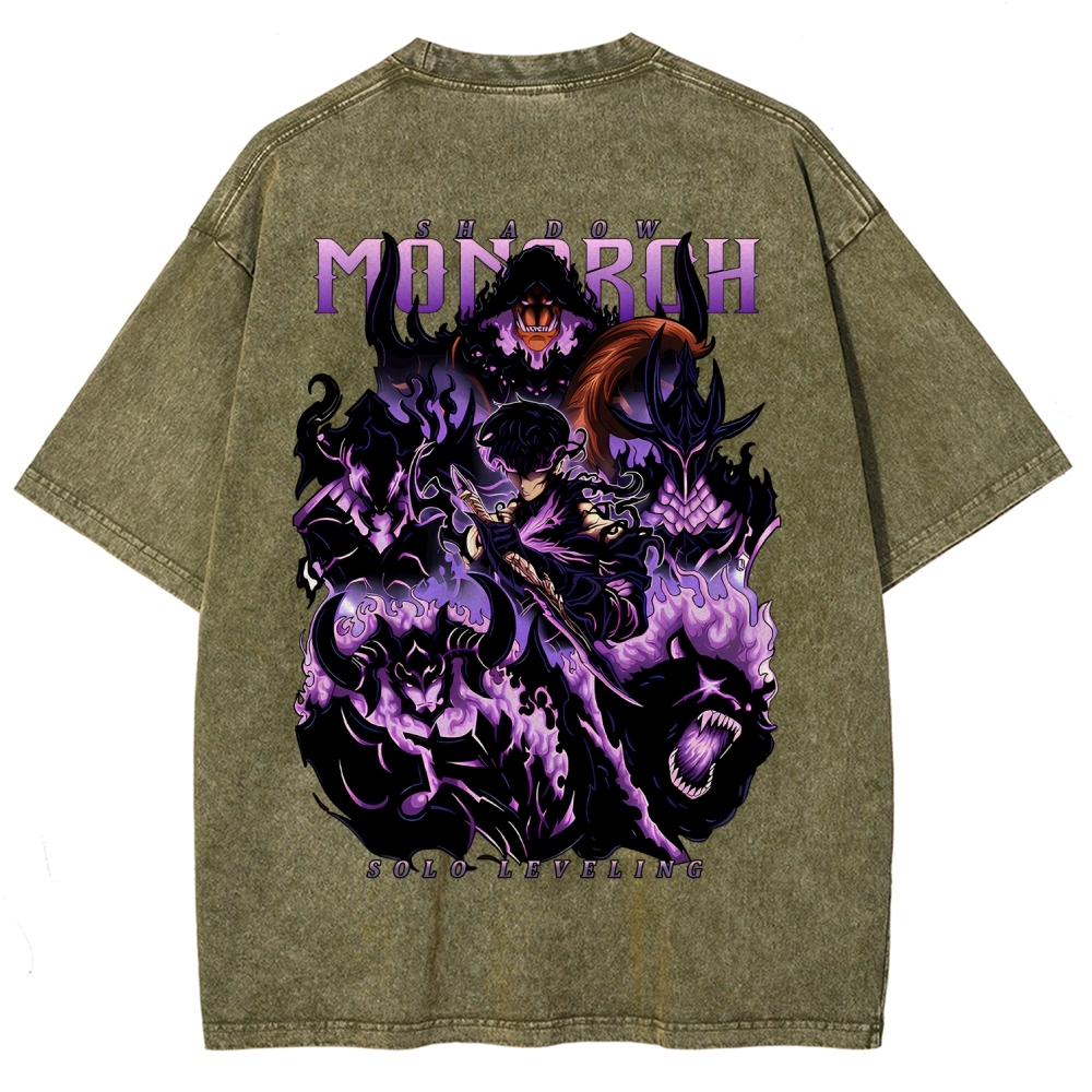 Solo Leveling Unisex Fit Washed T-Shirt
