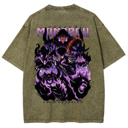 Solo Leveling Unisex Fit Washed T-Shirt