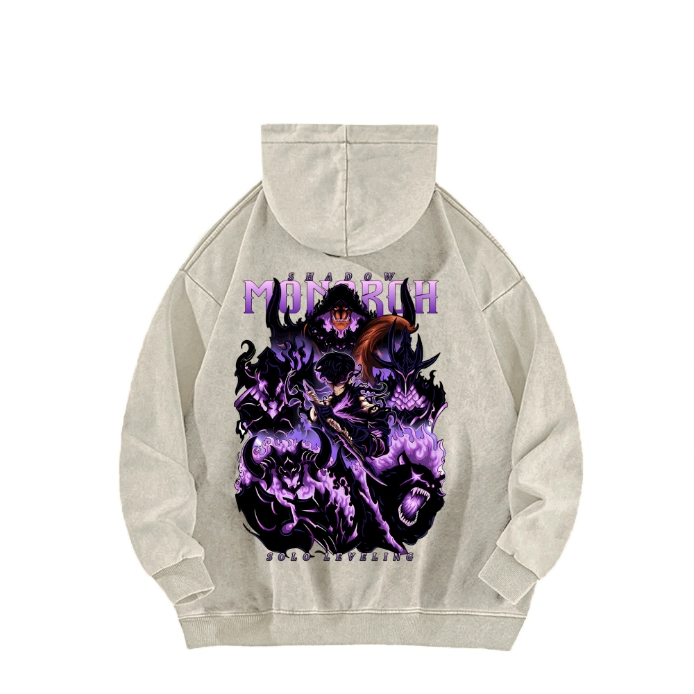 Solo Leveling Unisex Washed Hoodie