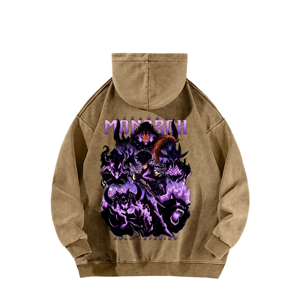 Solo Leveling Unisex Washed Hoodie