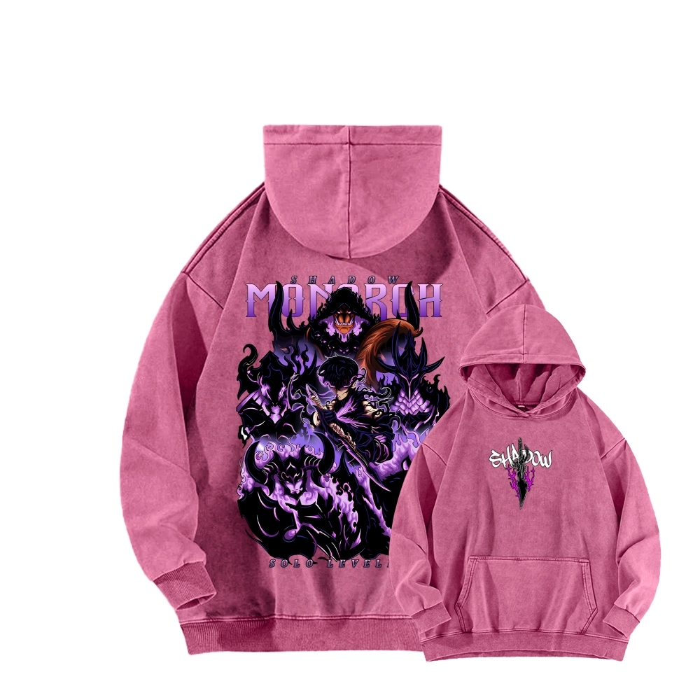 Solo Leveling Unisex Washed Hoodie