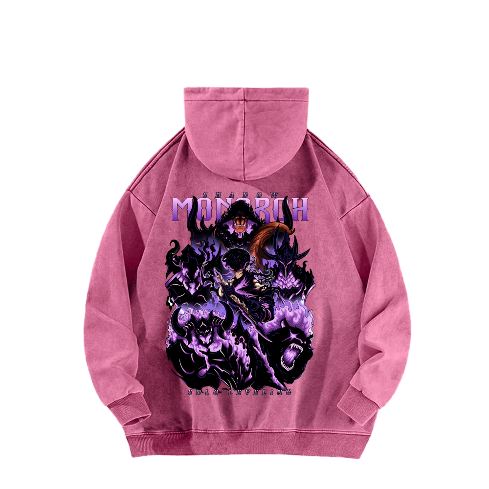 Solo Leveling Unisex Washed Hoodie