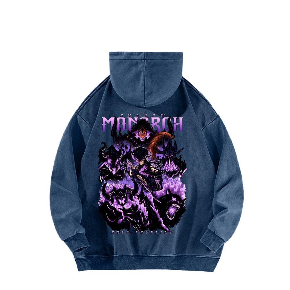 Solo Leveling Unisex Washed Hoodie