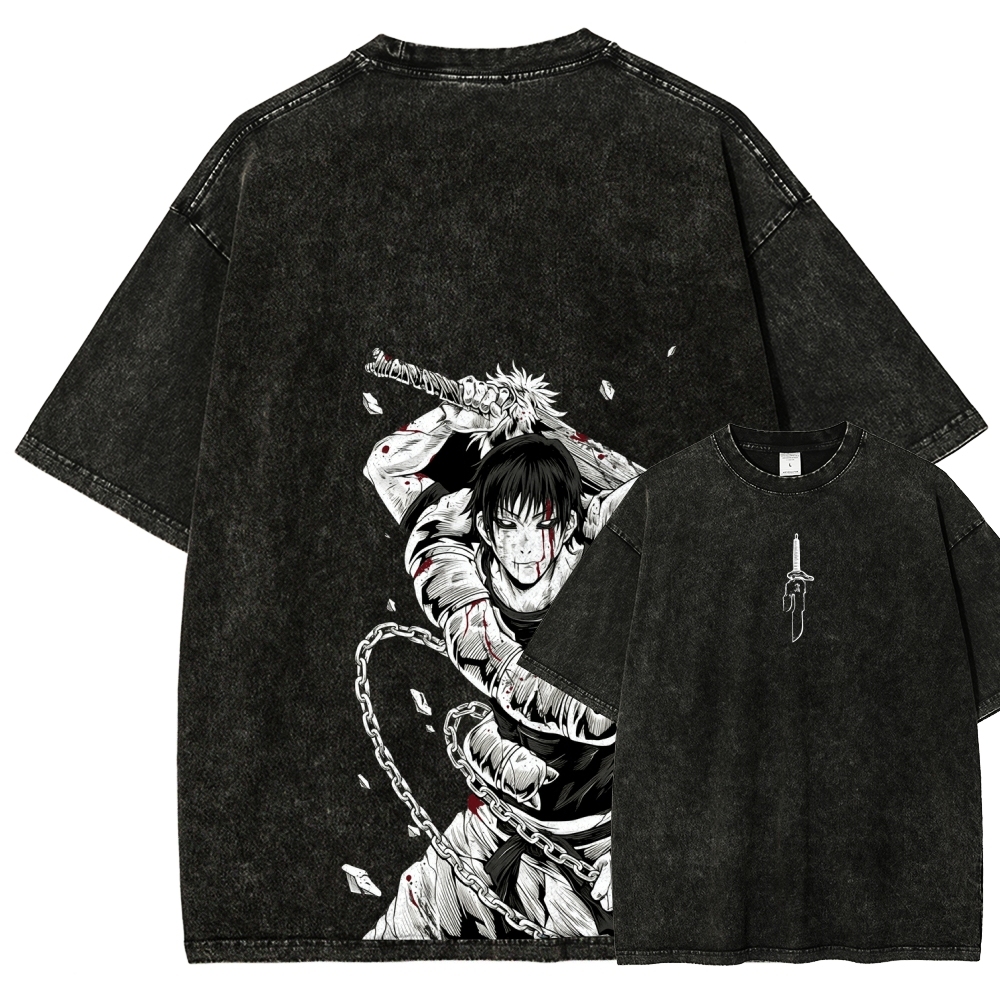 Jujutsu Kaisen Unisex Fit Washed T-Shirt