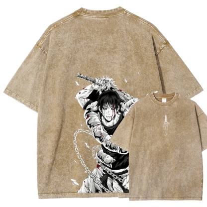 Jujutsu Kaisen Unisex Fit Washed T-Shirt