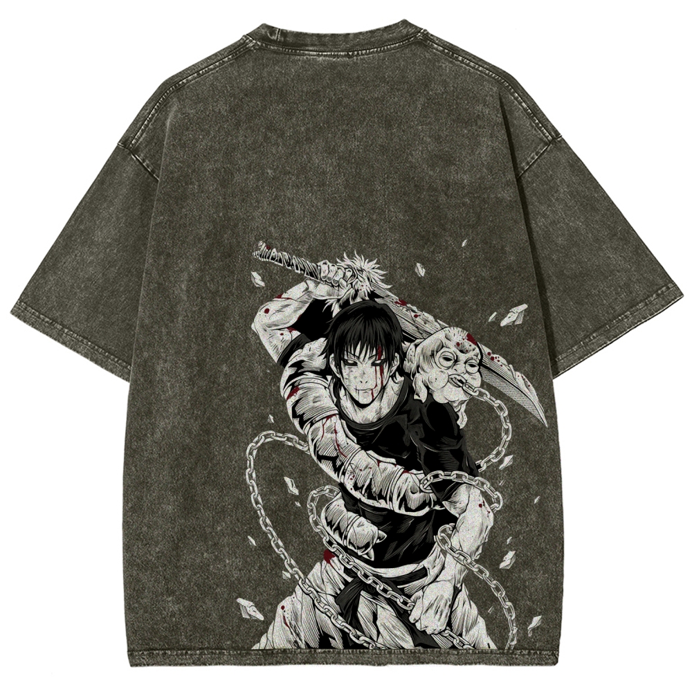 Jujutsu Kaisen Unisex Fit Washed T-Shirt