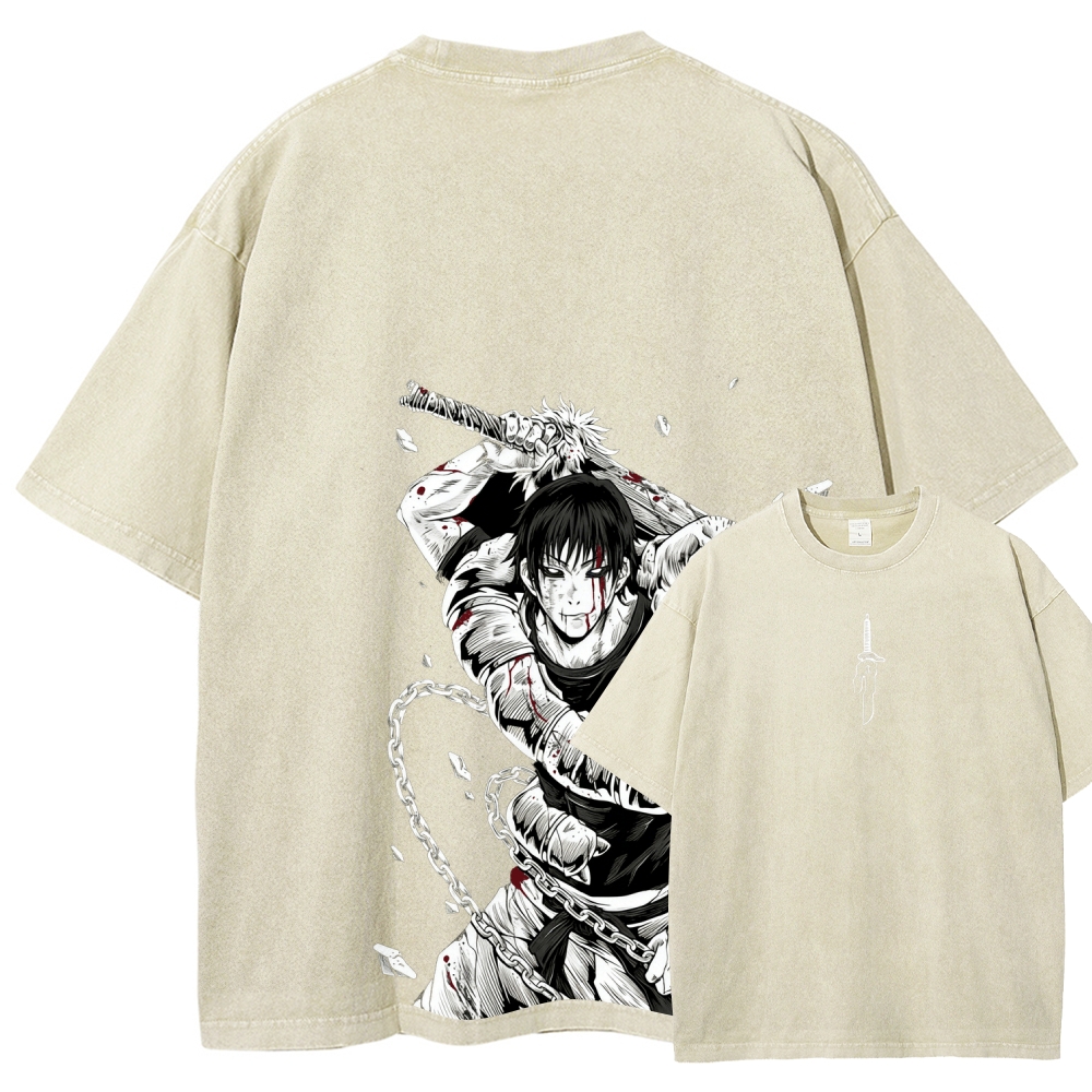 Jujutsu Kaisen Unisex Fit Washed T-Shirt