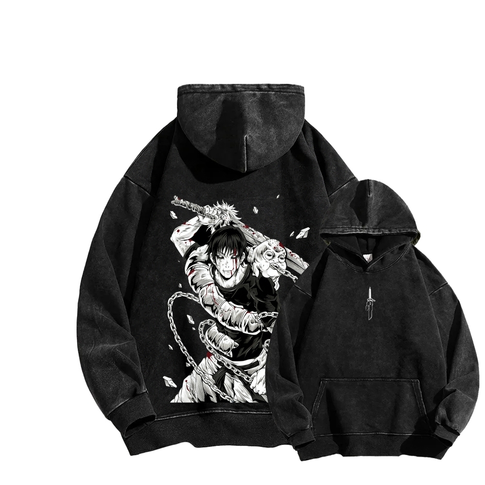 Jujutsu Kaisen Unisex Washed Hoodie