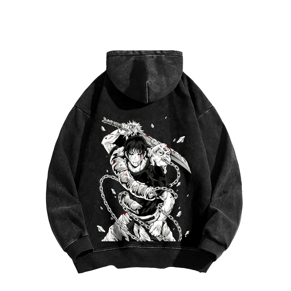 Jujutsu Kaisen Unisex Washed Hoodie