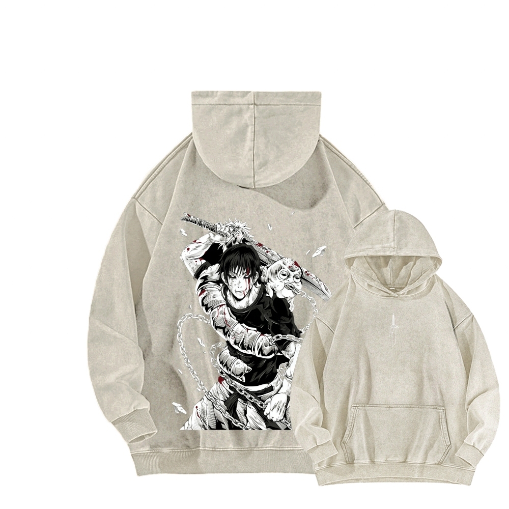 Jujutsu Kaisen Unisex Washed Hoodie