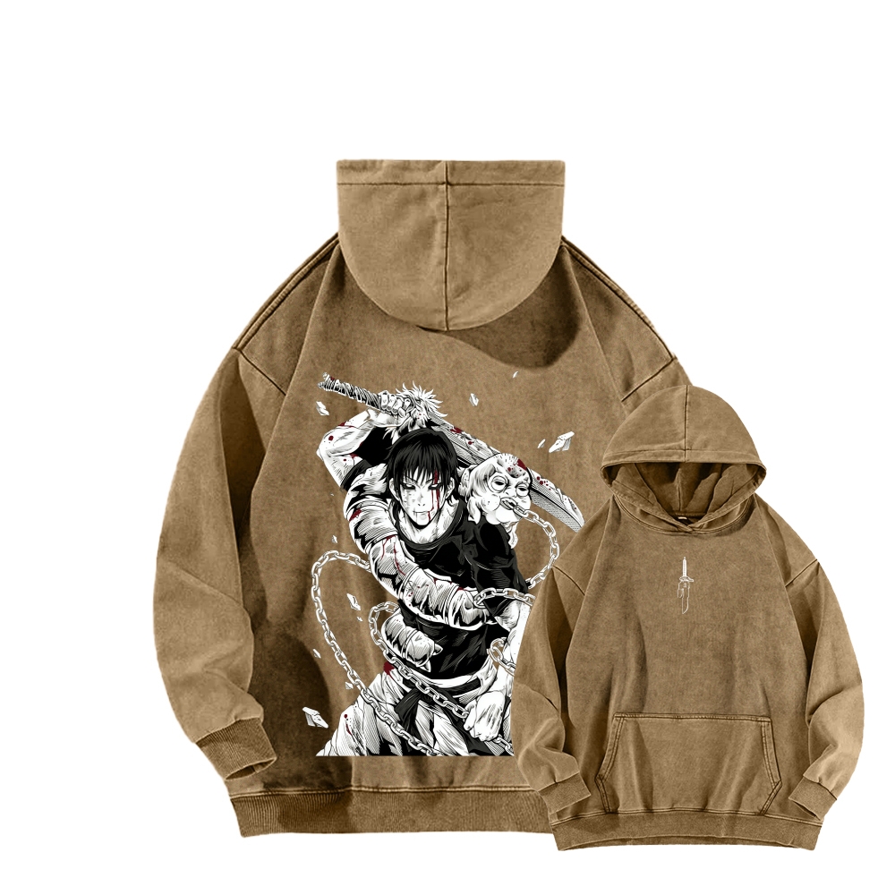 Jujutsu Kaisen Unisex Washed Hoodie