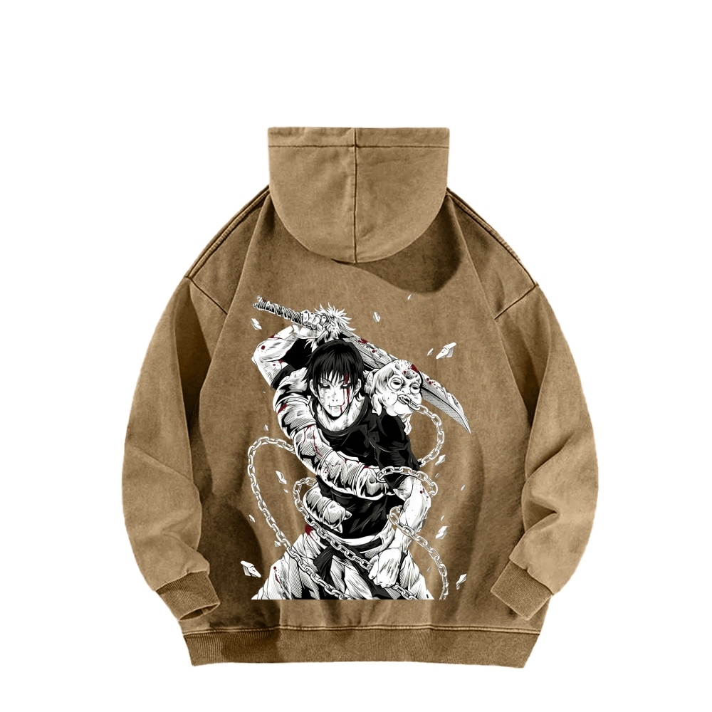 Jujutsu Kaisen Unisex Washed Hoodie