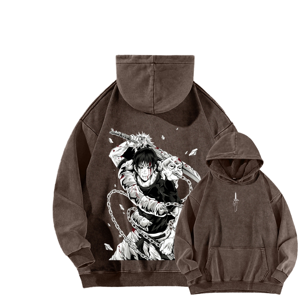 Jujutsu Kaisen Unisex Washed Hoodie