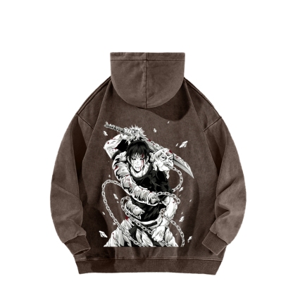 Jujutsu Kaisen Unisex Washed Hoodie