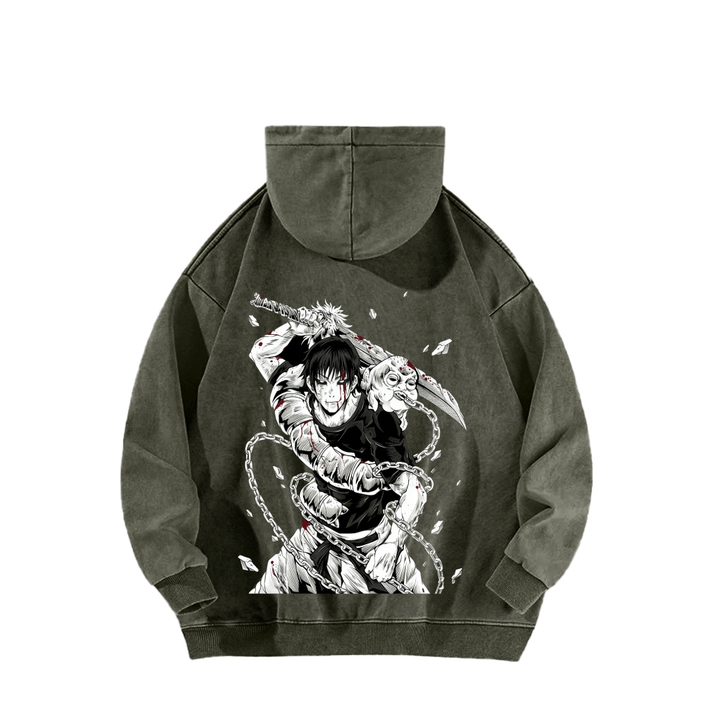 Jujutsu Kaisen Unisex Washed Hoodie