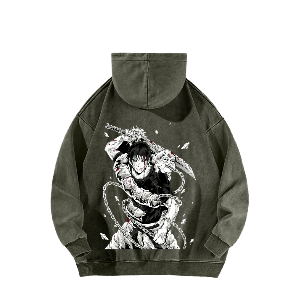 Jujutsu Kaisen Unisex Washed Hoodie
