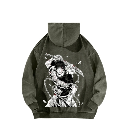Jujutsu Kaisen Unisex Washed Hoodie