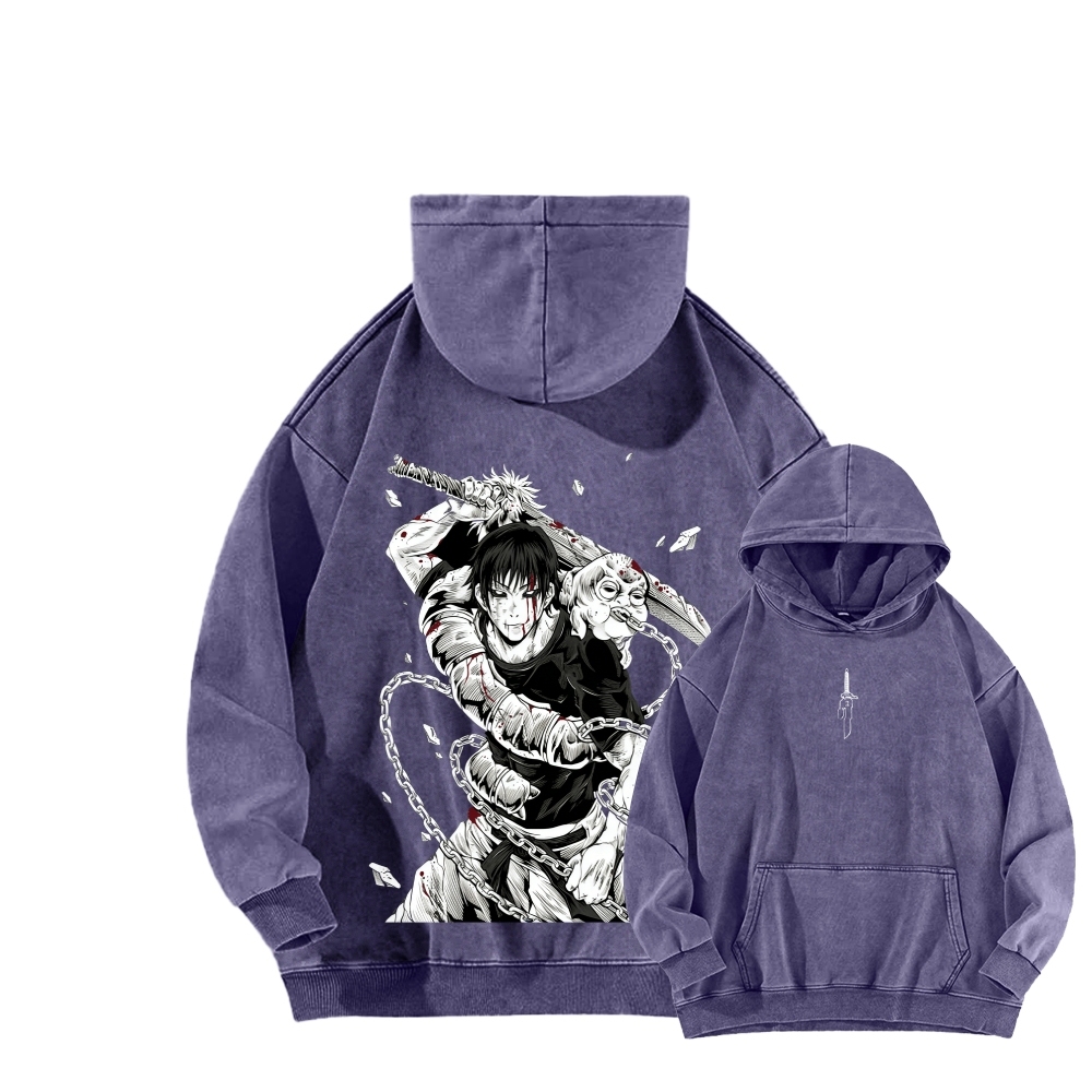 Jujutsu Kaisen Unisex Washed Hoodie
