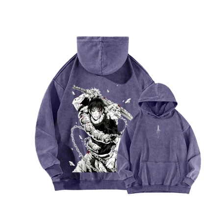 Jujutsu Kaisen Unisex Washed Hoodie