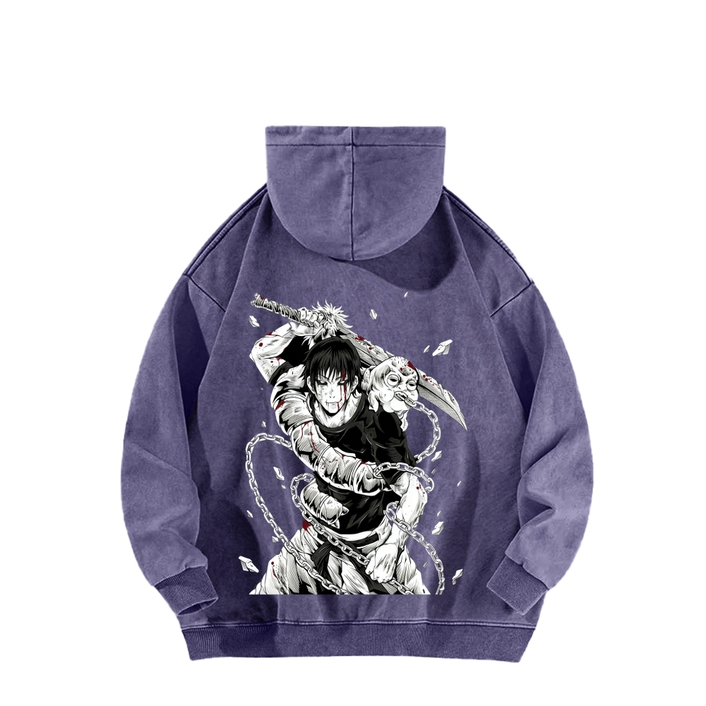Jujutsu Kaisen Unisex Washed Hoodie