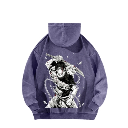 Jujutsu Kaisen Unisex Washed Hoodie