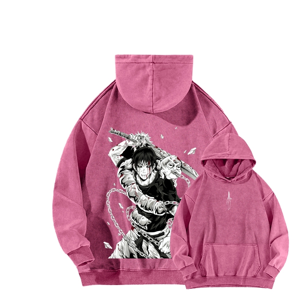 Jujutsu Kaisen Unisex Washed Hoodie