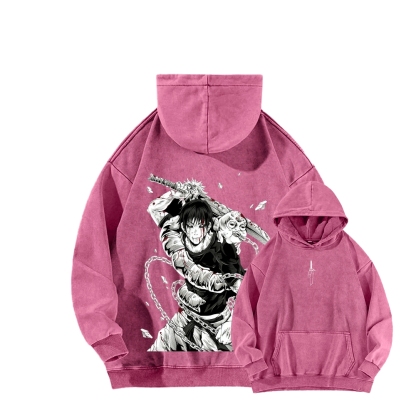 Jujutsu Kaisen Unisex Washed Hoodie