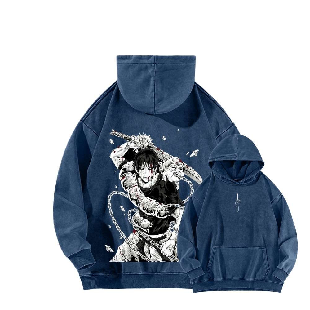 Jujutsu Kaisen Unisex Washed Hoodie