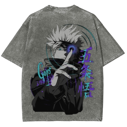 Jujutsu Kaisen Unisex Fit Washed T-Shirt
