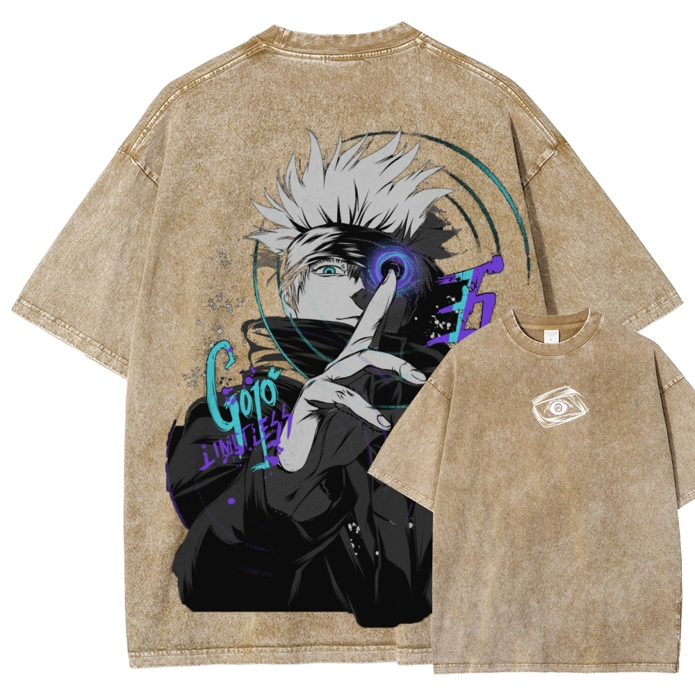 Jujutsu Kaisen Unisex Fit Washed T-Shirt