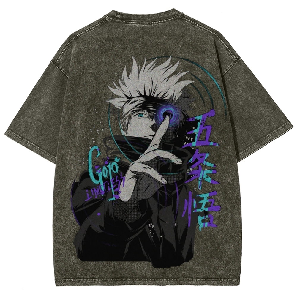 Jujutsu Kaisen Unisex Fit Washed T-Shirt