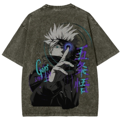 Jujutsu Kaisen Unisex Fit Washed T-Shirt
