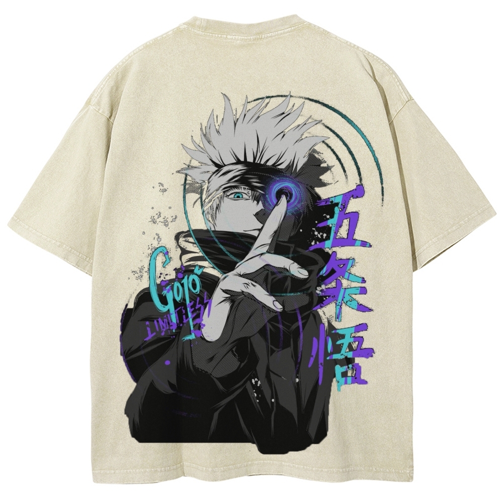 Jujutsu Kaisen Unisex Fit Washed T-Shirt