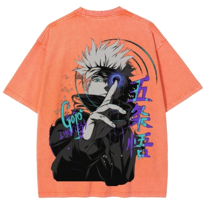 Jujutsu Kaisen Unisex Fit Washed T-Shirt