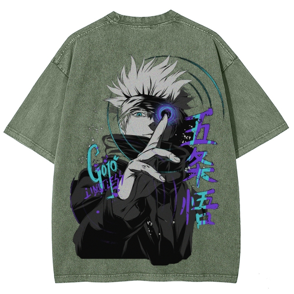Jujutsu Kaisen Unisex Fit Washed T-Shirt
