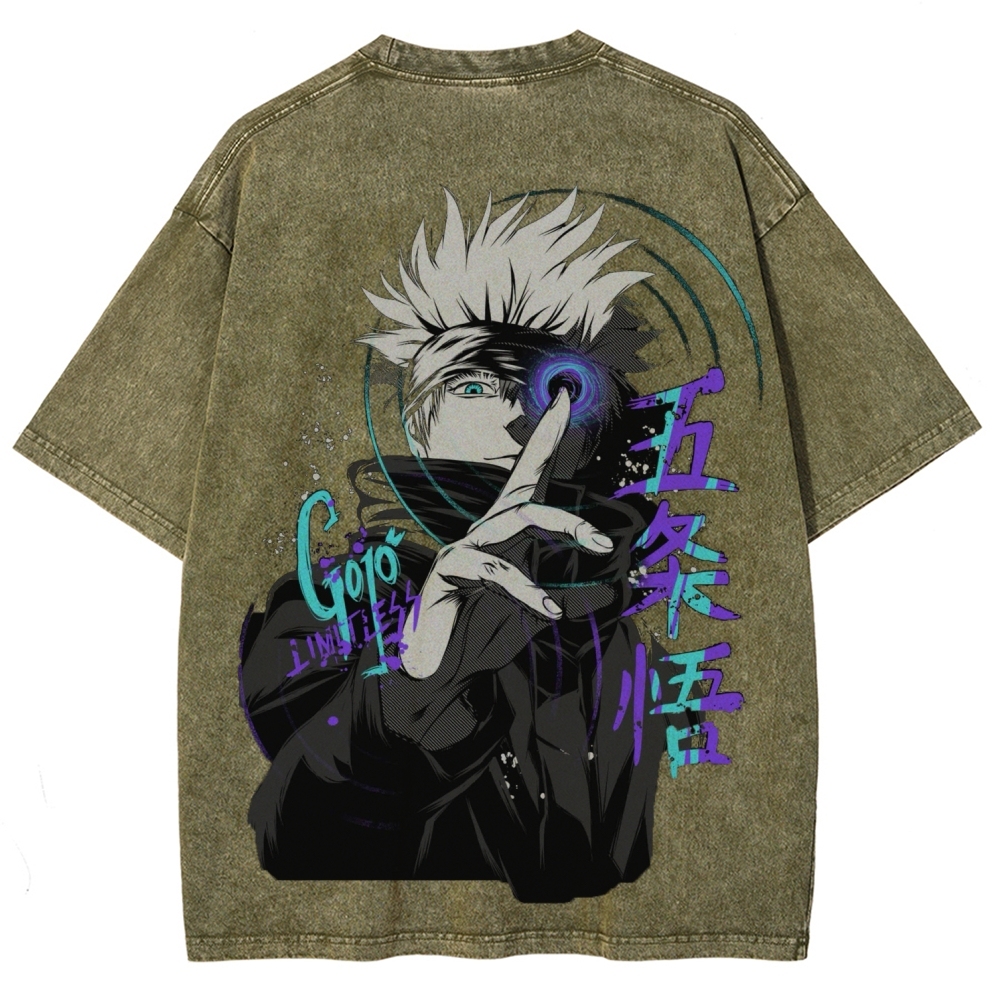 Jujutsu Kaisen Unisex Fit Washed T-Shirt