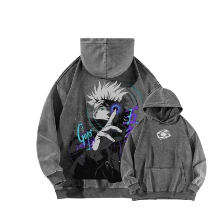 Jujutsu Kaisen Unisex Washed Hoodie