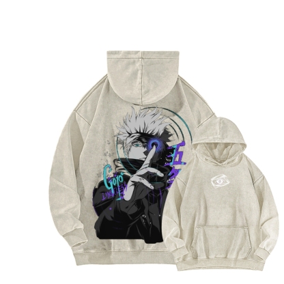 Jujutsu Kaisen Unisex Washed Hoodie