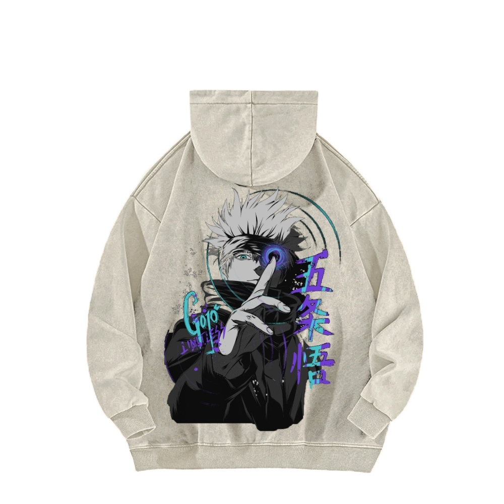 Jujutsu Kaisen Unisex Washed Hoodie