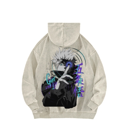 Jujutsu Kaisen Unisex Washed Hoodie