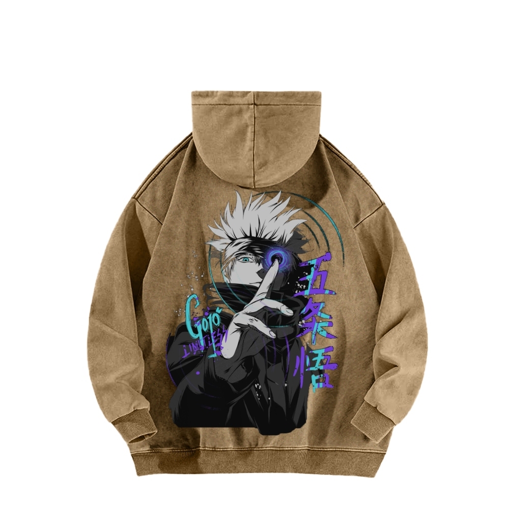 Jujutsu Kaisen Unisex Washed Hoodie