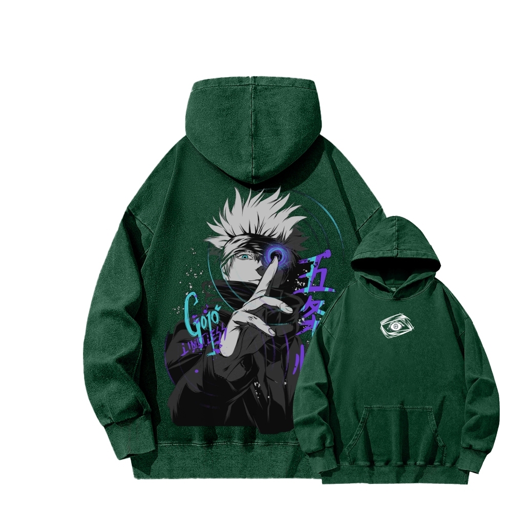 Jujutsu Kaisen Unisex Washed Hoodie