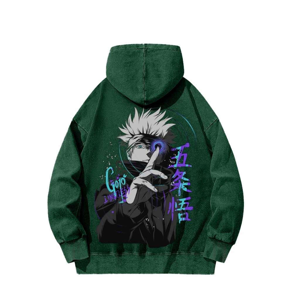 Jujutsu Kaisen Unisex Washed Hoodie