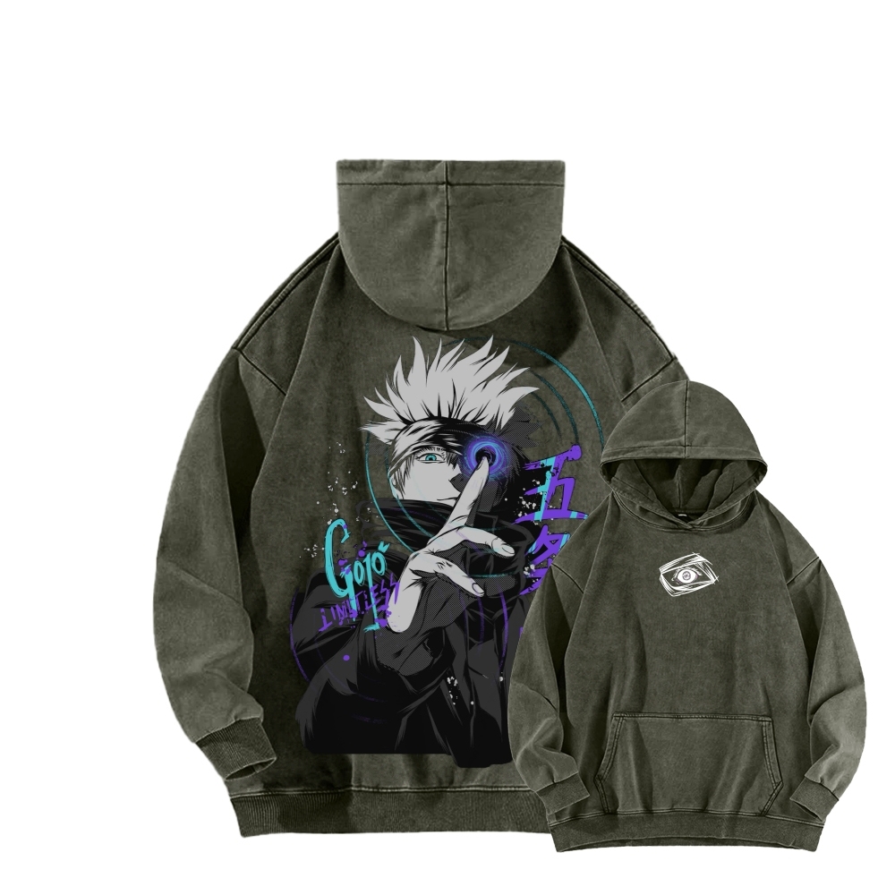 Jujutsu Kaisen Unisex Washed Hoodie